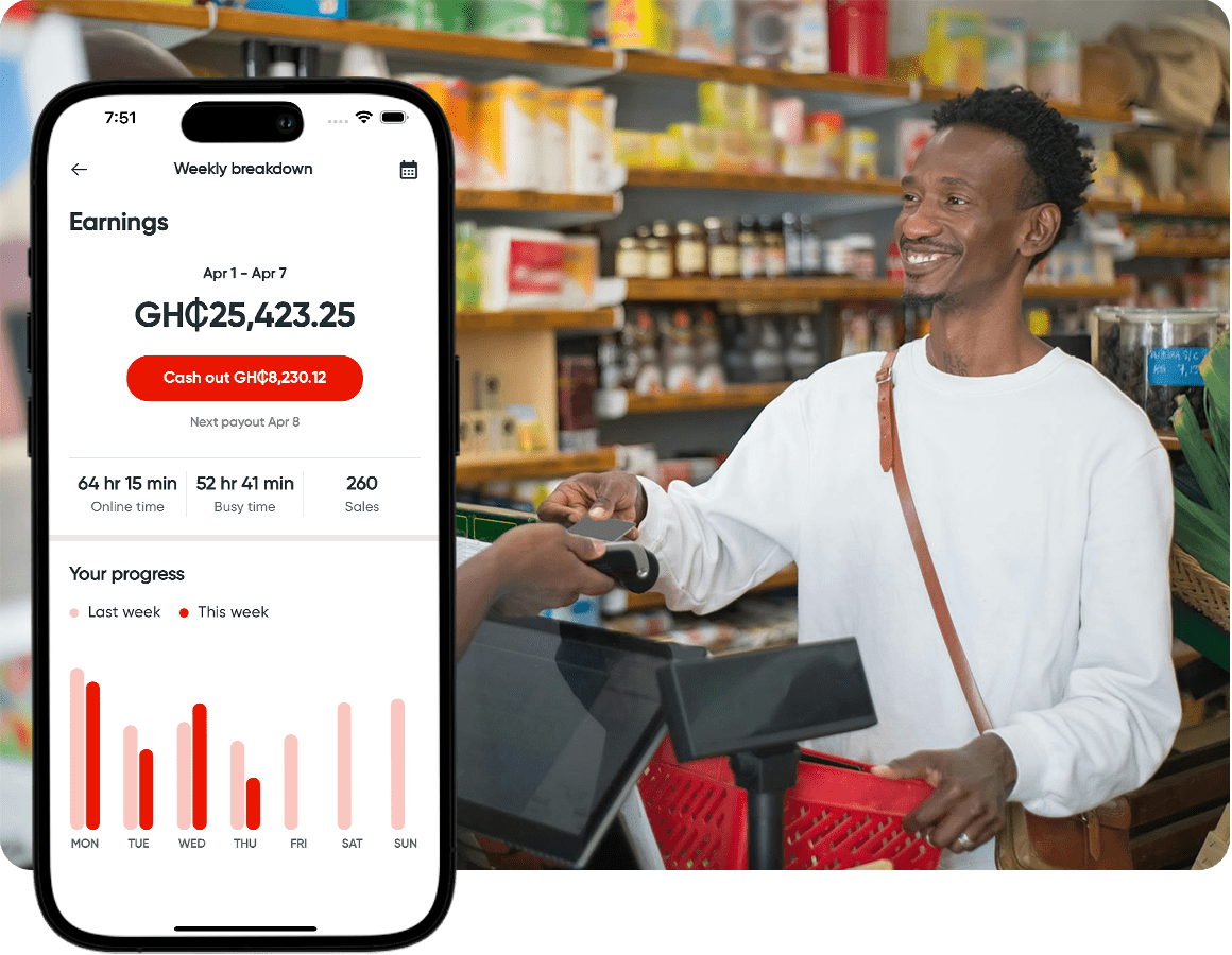 Vendor app screen